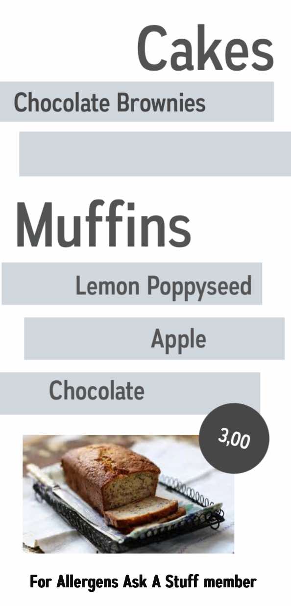 Menu page